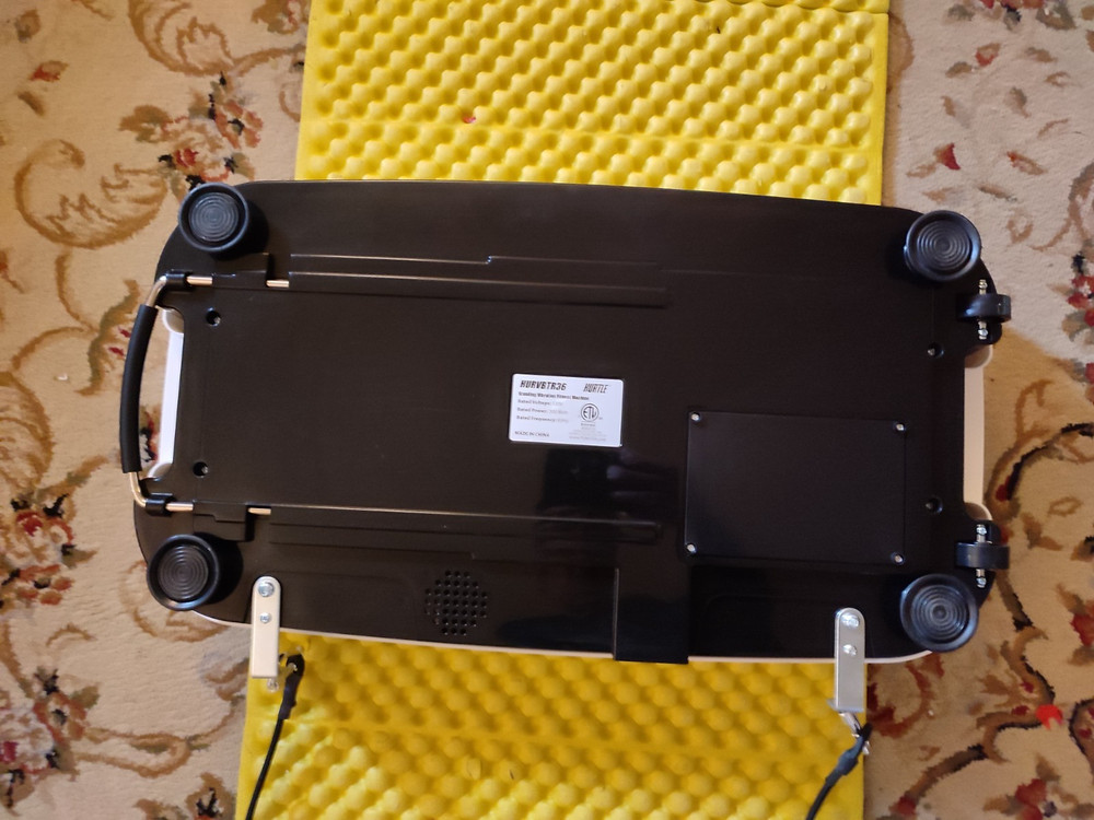 HURTLE *NO REMOTE* White Vibration Platform Board Exercise HURVBTR36