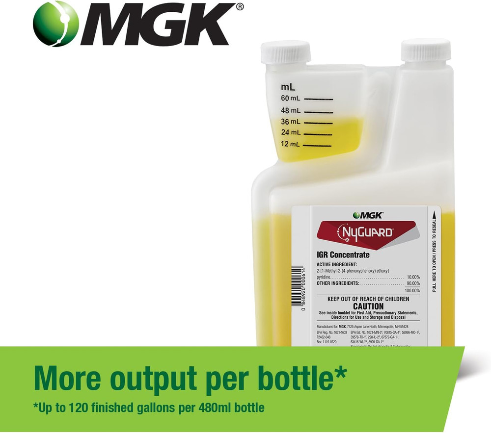 Nyguard® IGR Concentrate | Cockroach, Flea, Ant, Fly and Mosquito Concentrate |