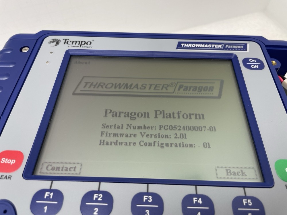 PAIR NEW TEMPO 609 THROWMASTER PARAGON 519 TRANSFER MODULE CABLES MANUAL TESTED