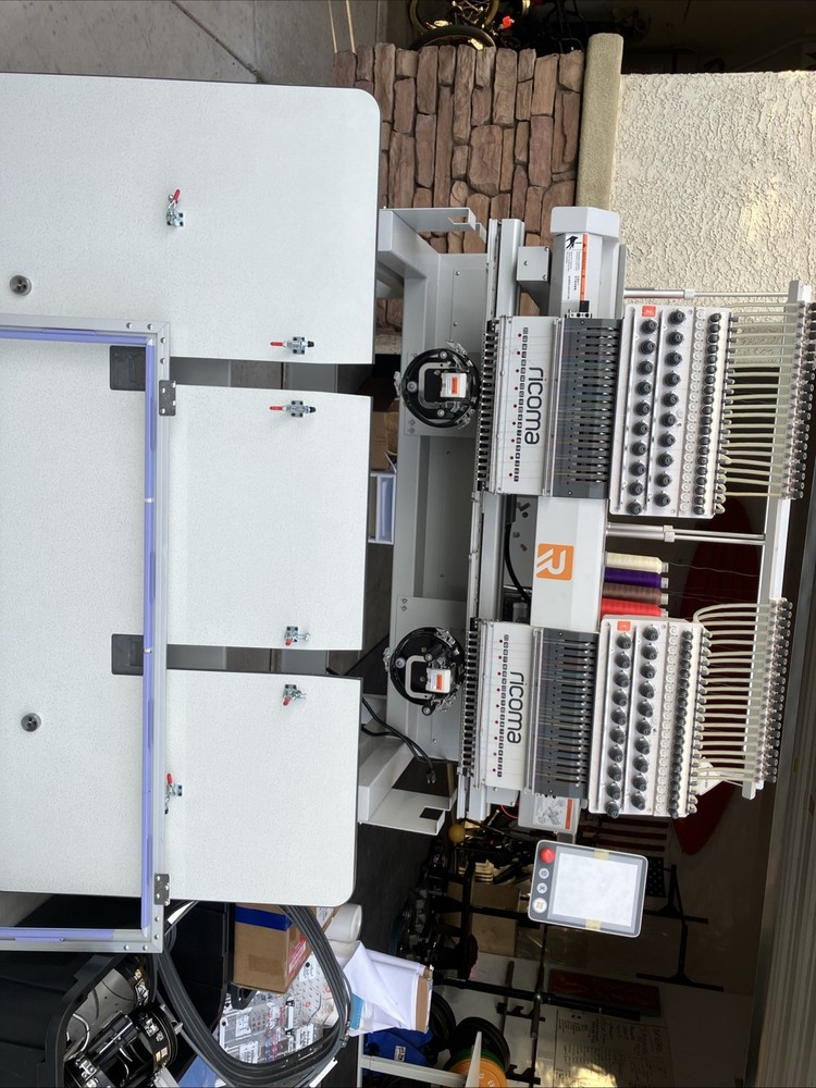 Ricoma Computerized Embroidery Machine MT-2002-8S with Accessories