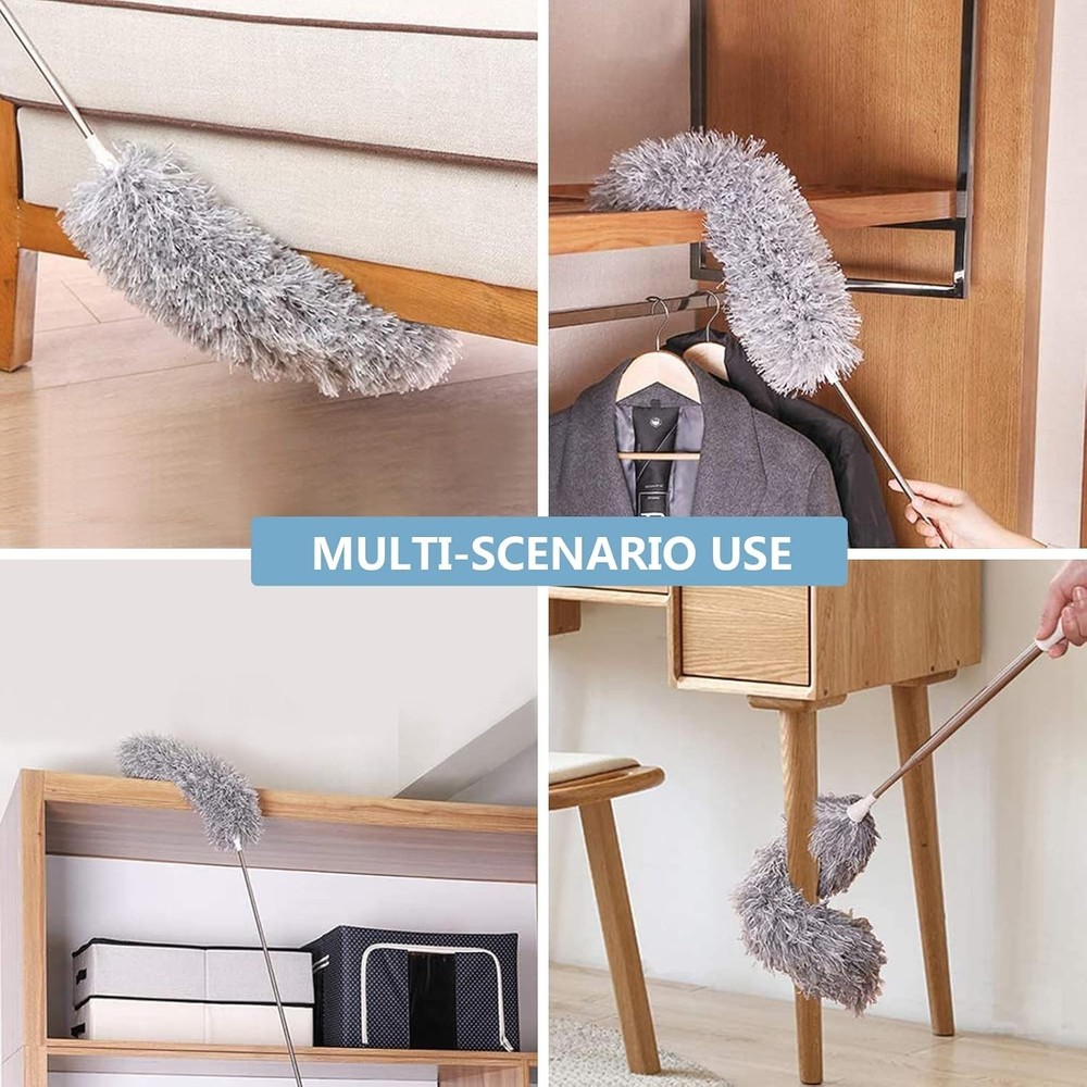 All-Purpose Extendable Duster - Microfiber Head, 30'' to 100'' , Soft Care