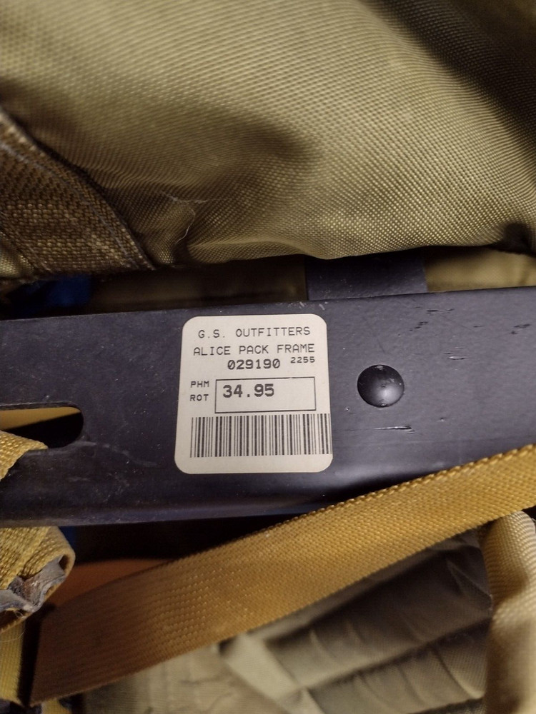 Alice Field Pack BACKPACK Combat Nylon LC-1 Medium Metal Frame EXTRA SET STRAPS