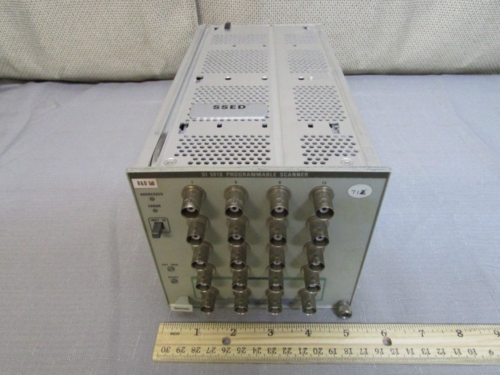 Tektronix Oscilloscope Plugin Module SI-5010 Programmable Scanner s/n B010244