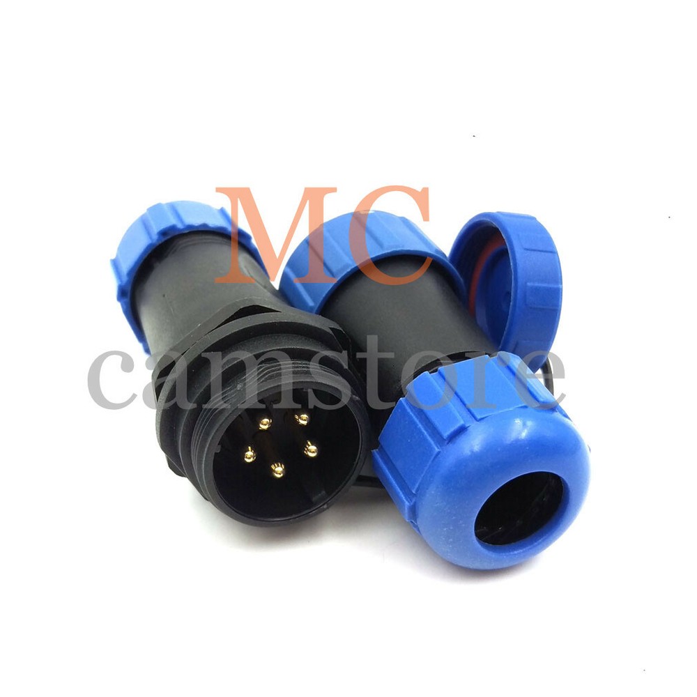 SP21 5Pin Industrial Electrical Connectors,IP67 Cable Connector Plug Socket