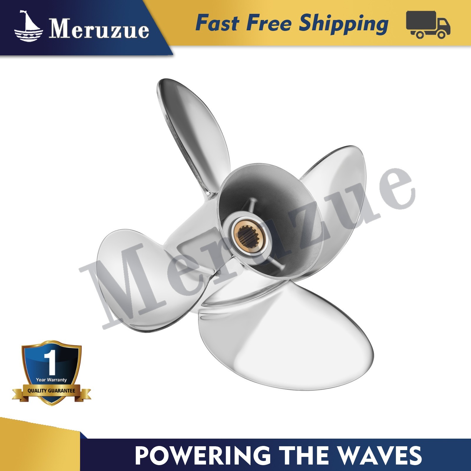 14 x 21 Stainless Propeller fit Mercury 135 150 175 200 225 250 300HP 15T RH