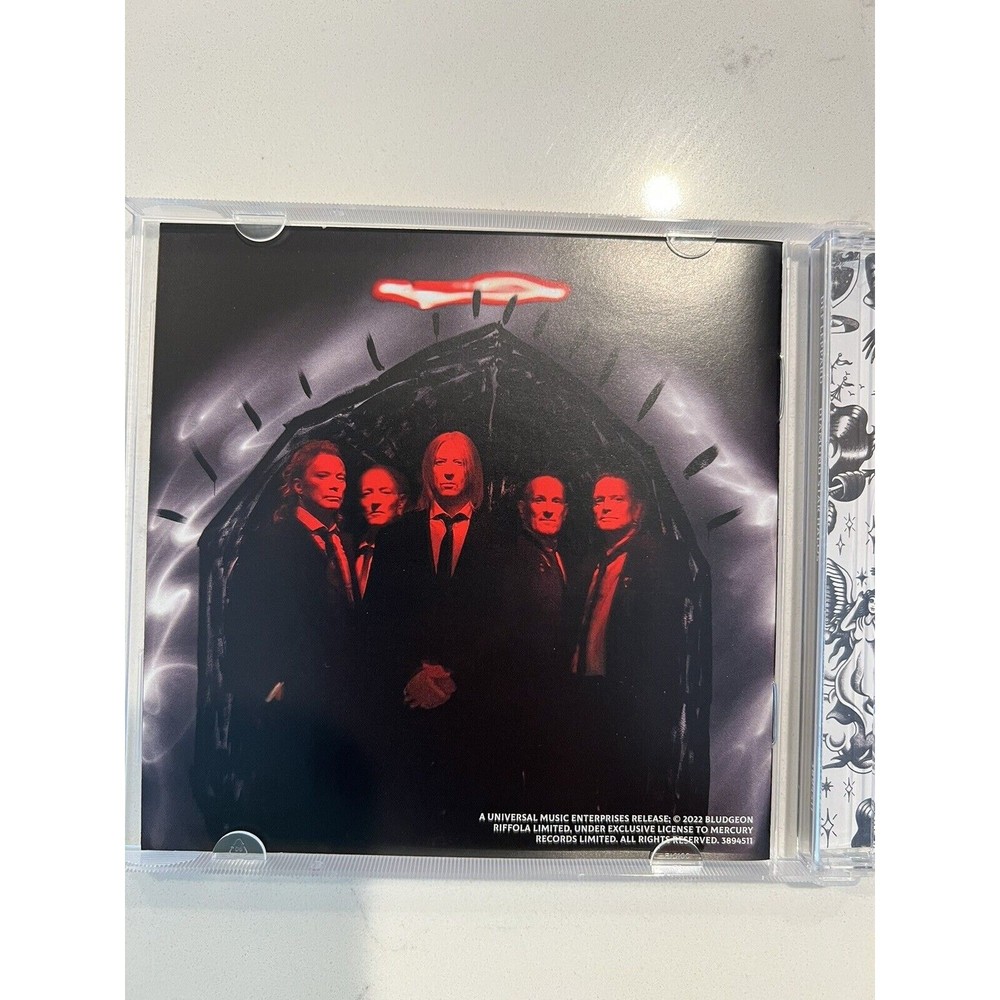 DEF LEPPARD SIGNED DIAMOND STAR HALOS CD W/ AUTOGRAPHED SIGNED INSERT