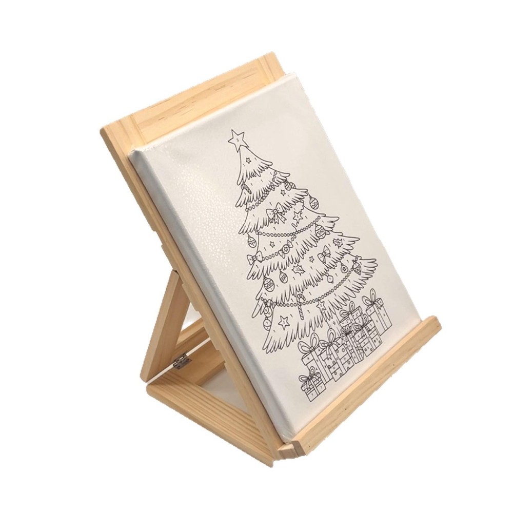 Artwork Tabletop Wooden Easel Stand Multipurpose Accessory Sturdy Adjustable