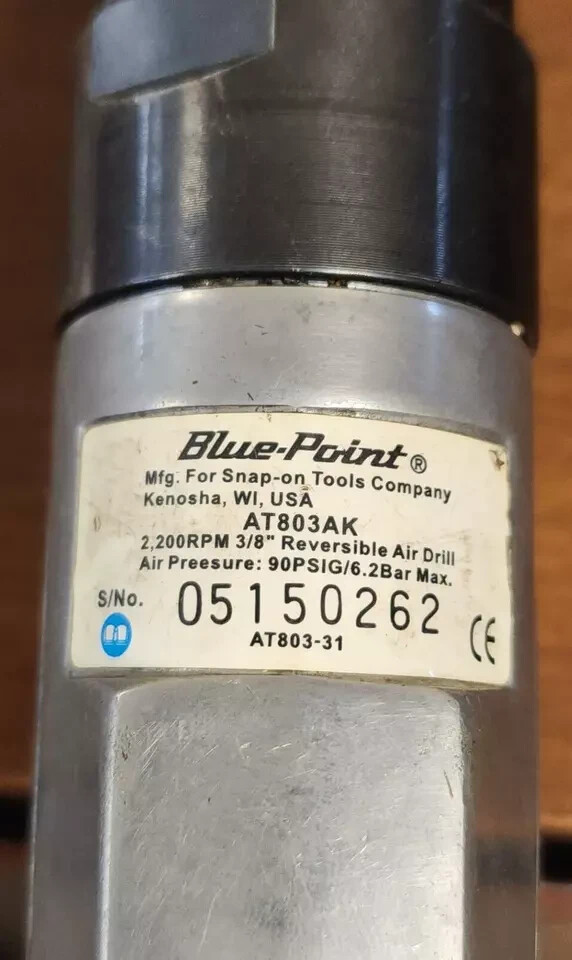 Blue Point Tools AT803AK 3/8" Reversible Air Drill Driver