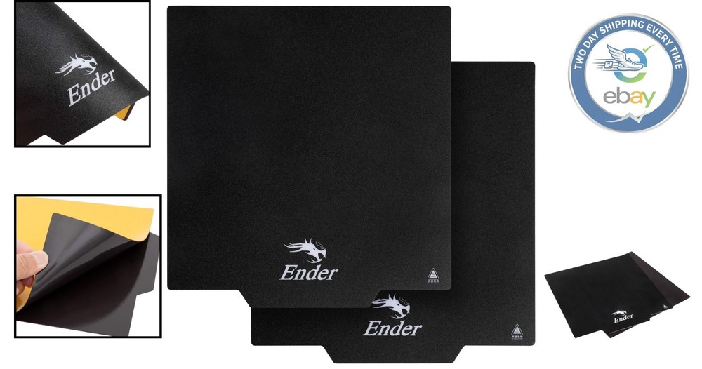 2-Pack Easy Release Magnetic 3D Printer Build Surface - For Ender Models, 235MM