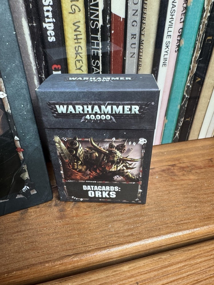 Warhammer 40K Orks Codex 8th + Datacards Complete Set GW 2018 Bundle Lot VG
