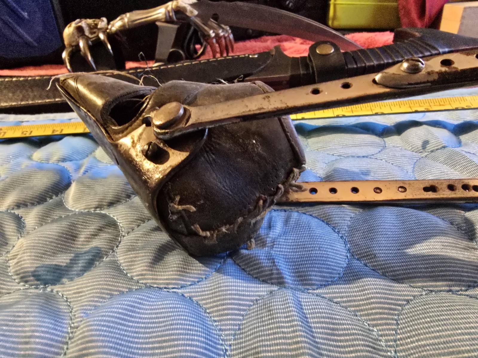 Vintage Polio Leg Brace – Leather & Steel Orthopedic Brace – Medical History