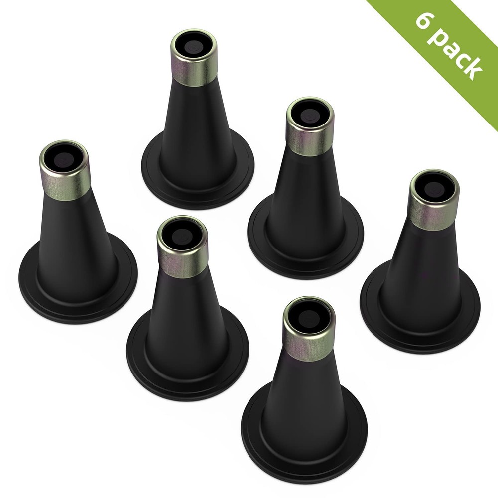 6 Pcs Bed Frame Feet,Bed Frame Feet for Replace Wheels,Risers for Bed Frame,Prev