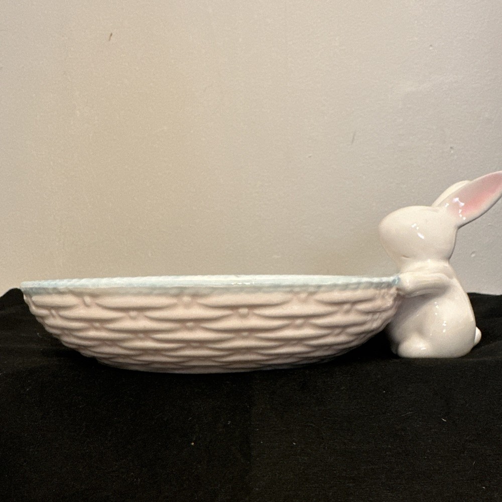 Pre-owned Bunny Shaped Candy Egg Dish