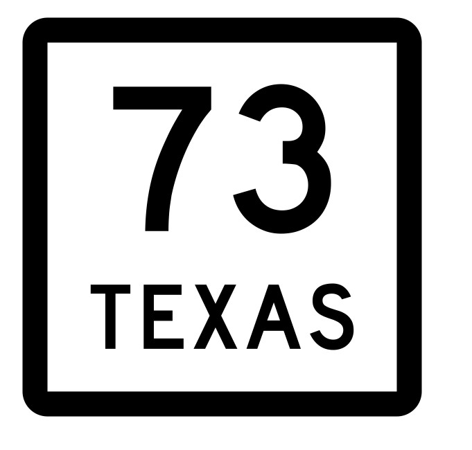 Texas State Highway 73 Sticker Decal