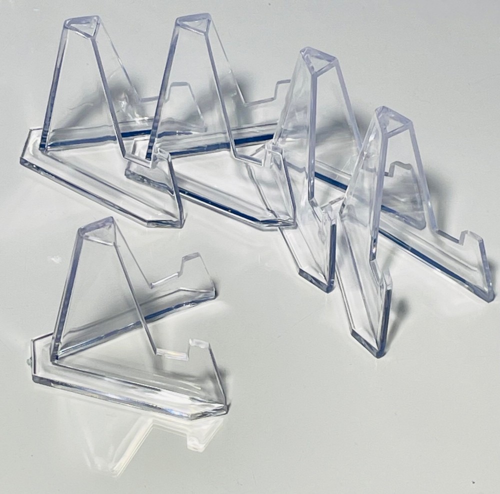 Card Stand - (5pc-Clear) Toploader Card Display Stand Acrylic