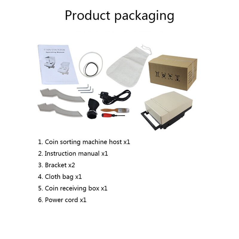 Automatic Coin Counting Machine Electronic Coin Sorting Machine Sorting Machine