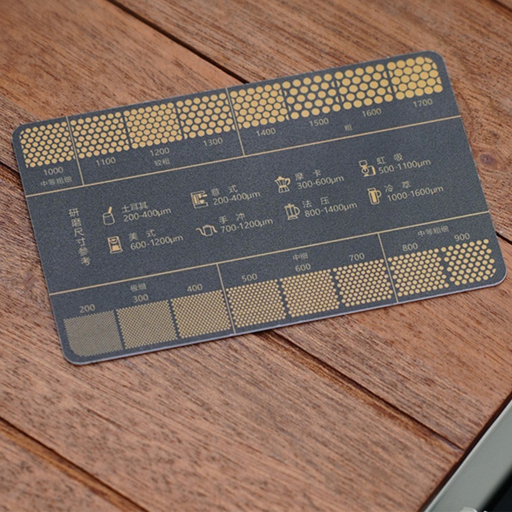 Compact Coffee Grind Measuring Ruler Tool for Flavorful Brewing Experience