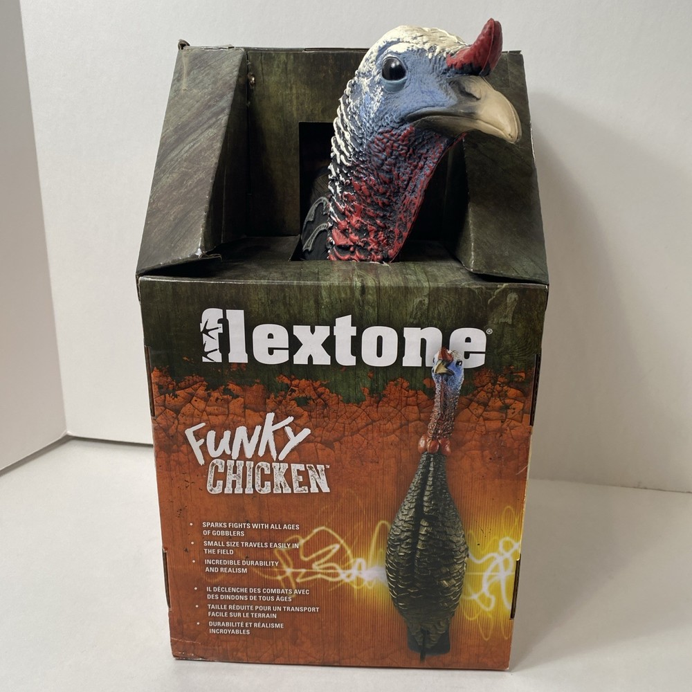 Flextone Funky Chicken Decoy Non-intimidating Design Trigger Aggressive Behavior