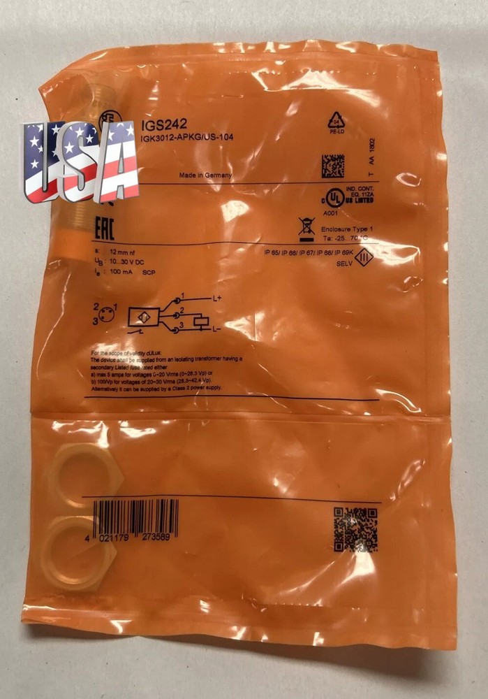 1PCS NEW IFM IGS242 Proximity Switch