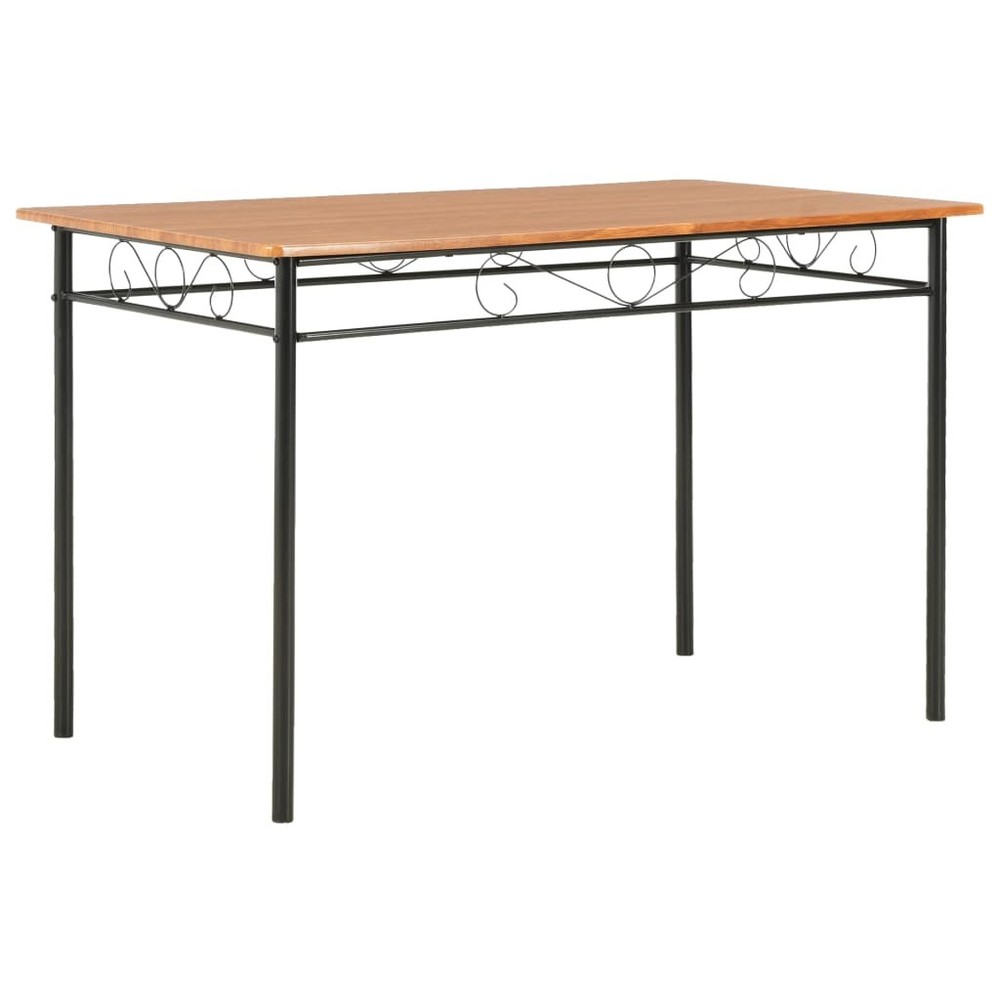 Dining Table Kitchen Breakfast Table Dining Room Dinner Table Brown MDF vidaXL