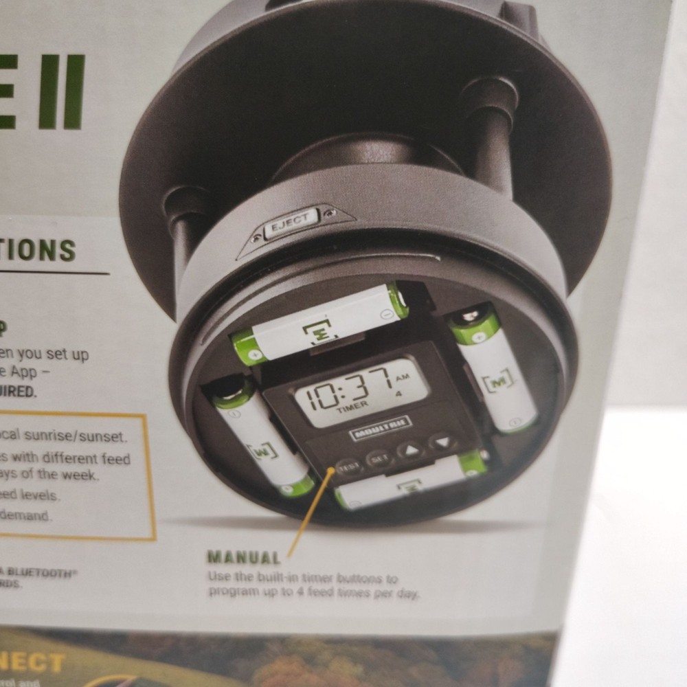 Moultrie ALL-IN-ONE II FEEDER KIT Deer Corn Programmable New in Box
