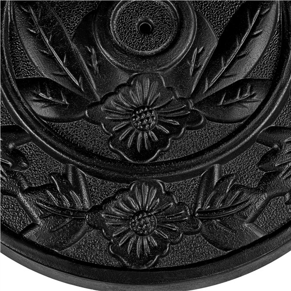 Half Round Patio Umbrella Base 20 lb 1.5″/1.9″Outdoor Umbrella Base, Black
