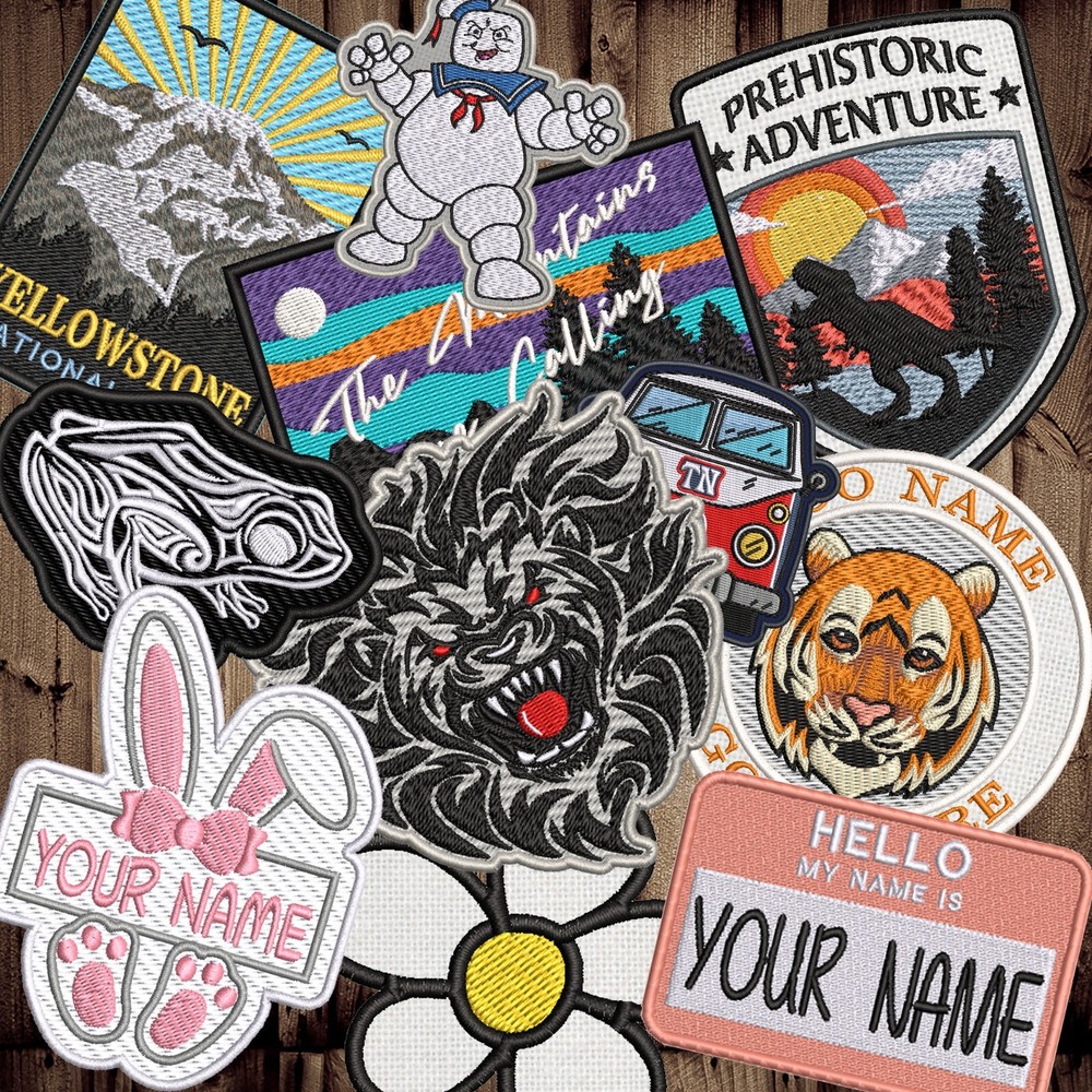 Alien Predator Retro Sci-Fi Patch - Iron-On Applique For Clothes, Space Horror