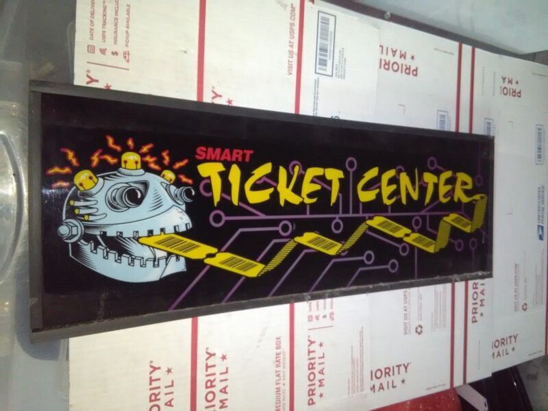 smart ticket center arcade plexi marquee #2