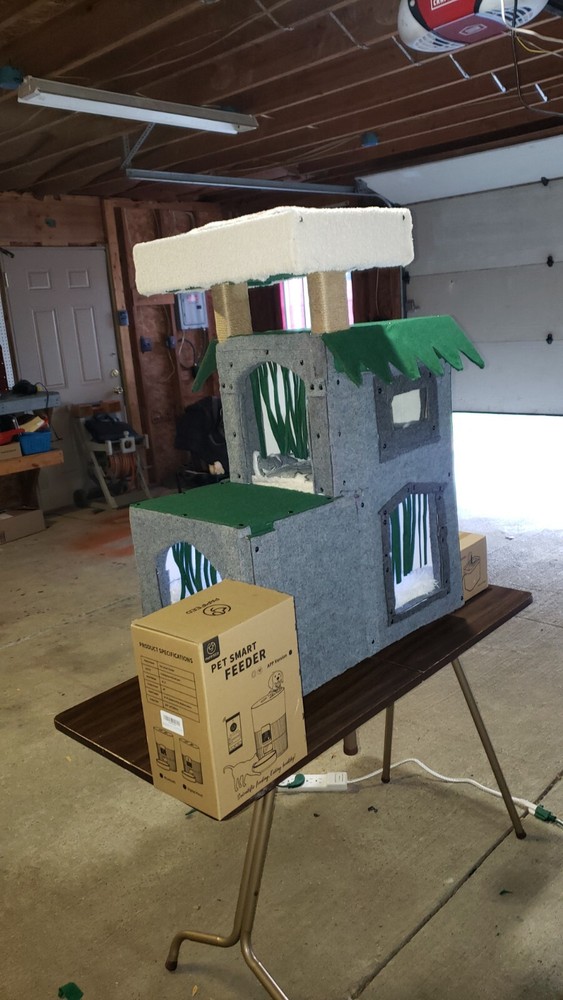 The Ultimate Indoor Cat House with Everything Your Cat Needs!