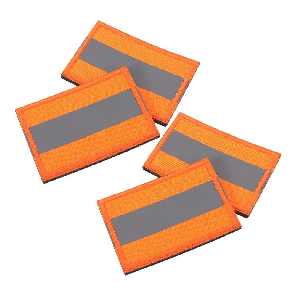 4 Pcs Outdoor Backpack Patch Rain Jackets Reflective Clothes Patches