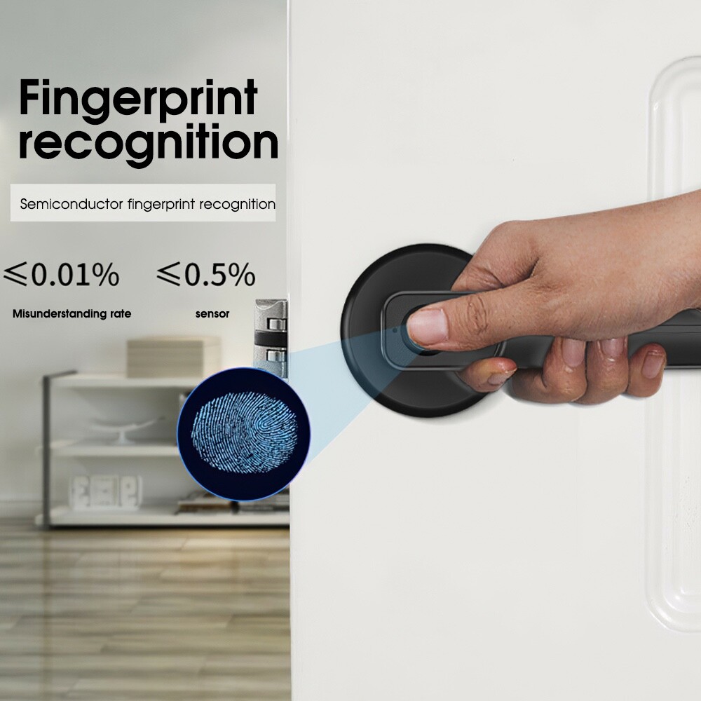 Touchless Fingerprint Keypad Door Lock