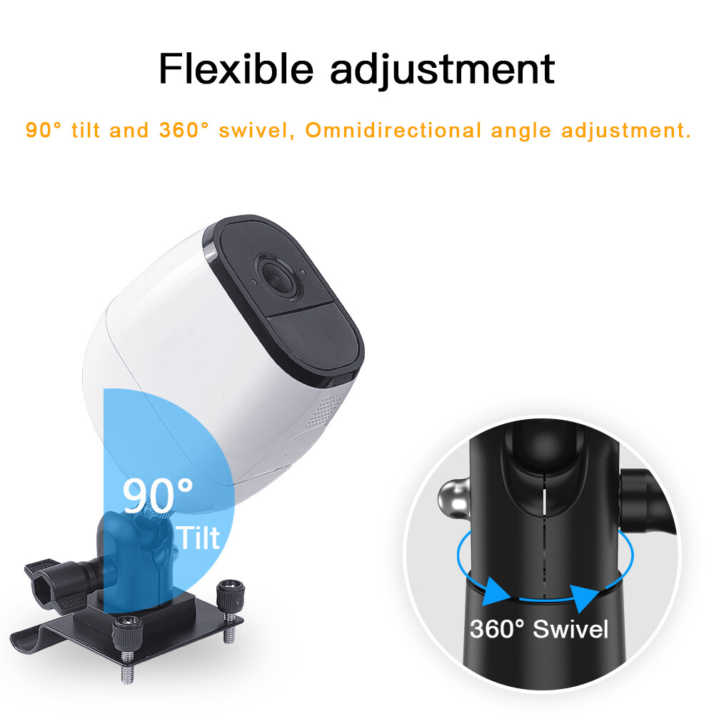 HOLACA Universal Siding Clips Hook Mount for Arlo & Ring Security Cameras