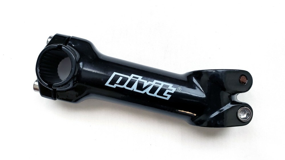 Pivit Alloy 1-1/8 Threadless Stem Black