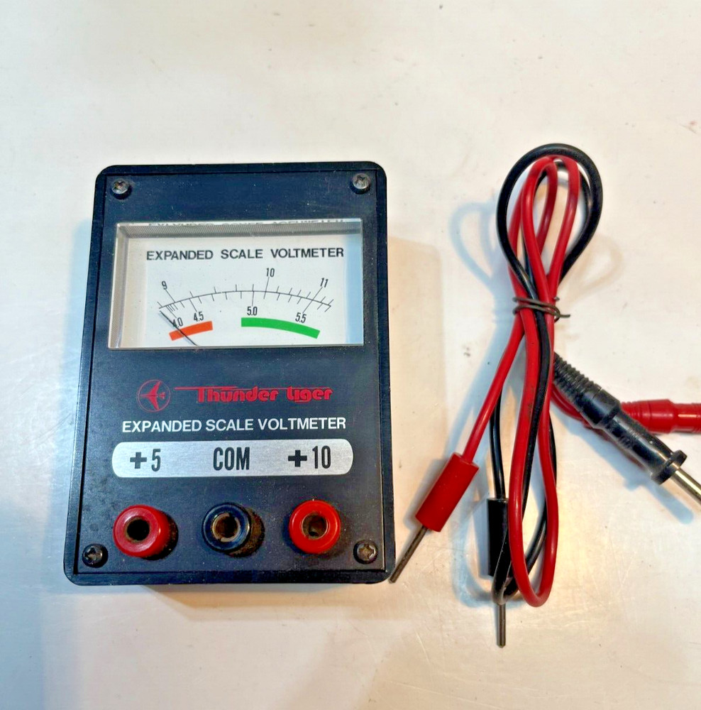 Thunder Tiger expanded scale voltmeter