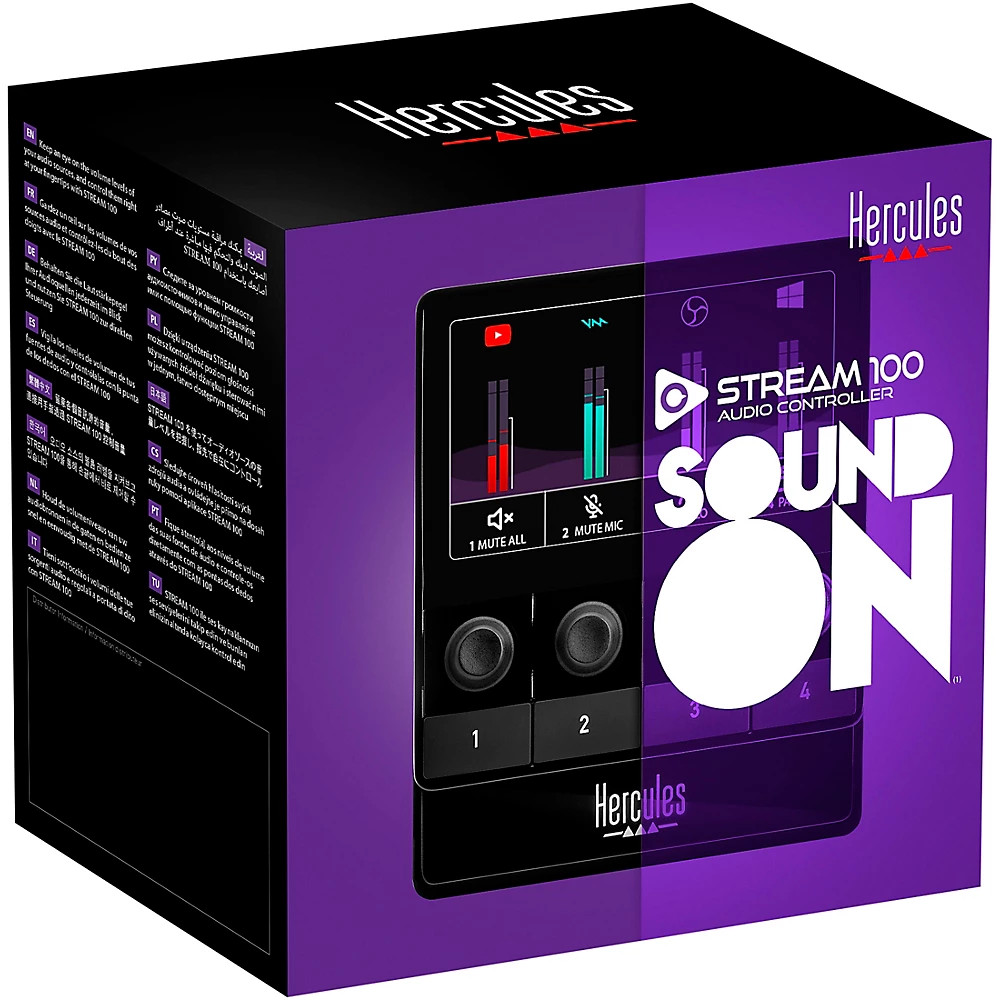 Hercules DJ Stream 100 8-track Audio Controller