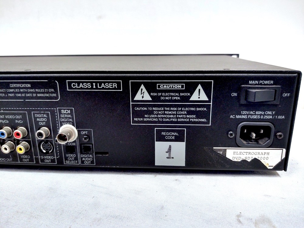 Electrograph SDI Direct Digital DVD Player