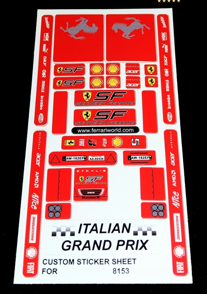 Custom Sticker for 8153 Replacement Sticker for 8153