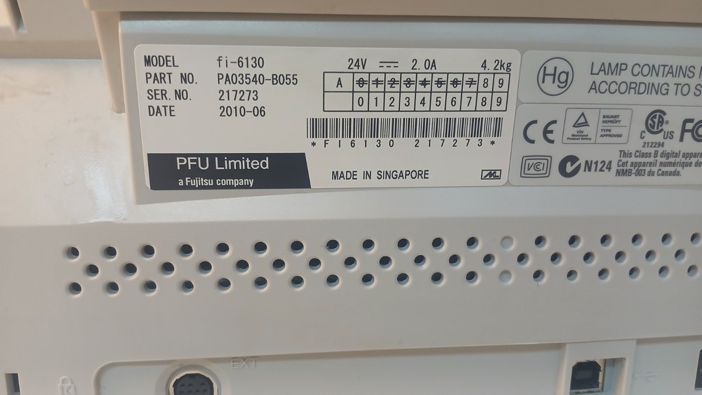 Fujitsu fi-6130 Sheet-Feed Document Scanner *WORKING* *Read*