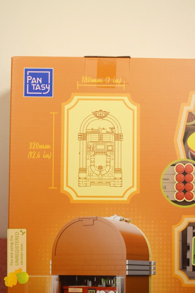 Pantasy Retro Collection Jukebox Buildable Brick Block Set 85020