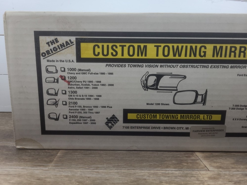 Custom Towing Mirror #1200