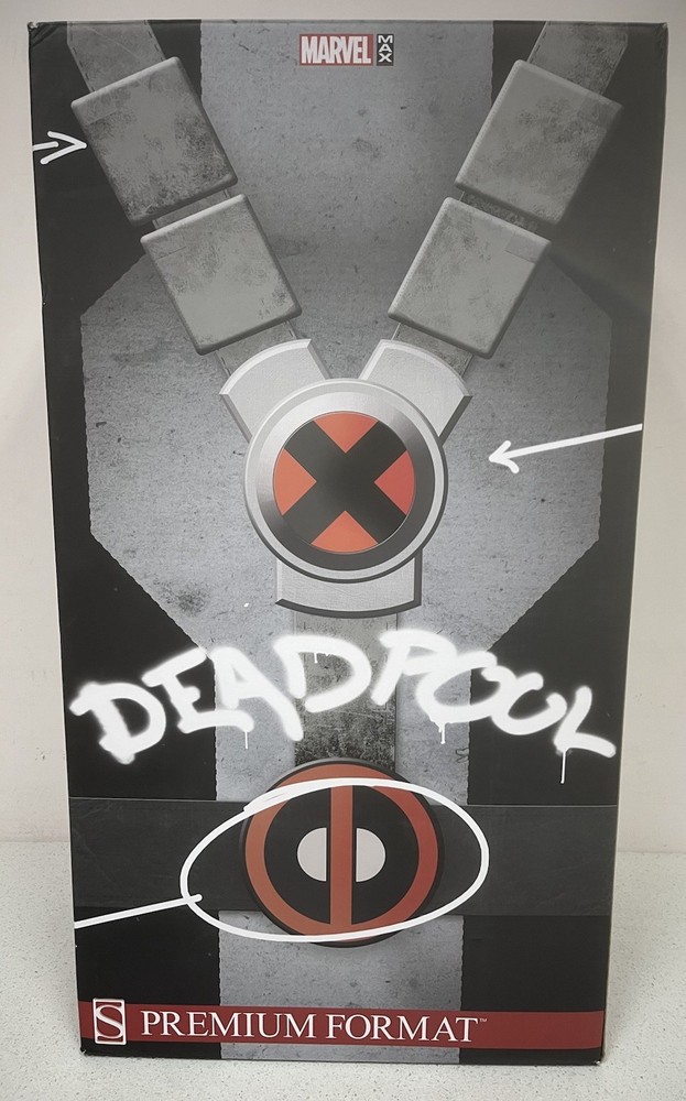 Sideshow DEADPOOL X-FORCE Edition Premium Format Figure Used Condition Pls Read