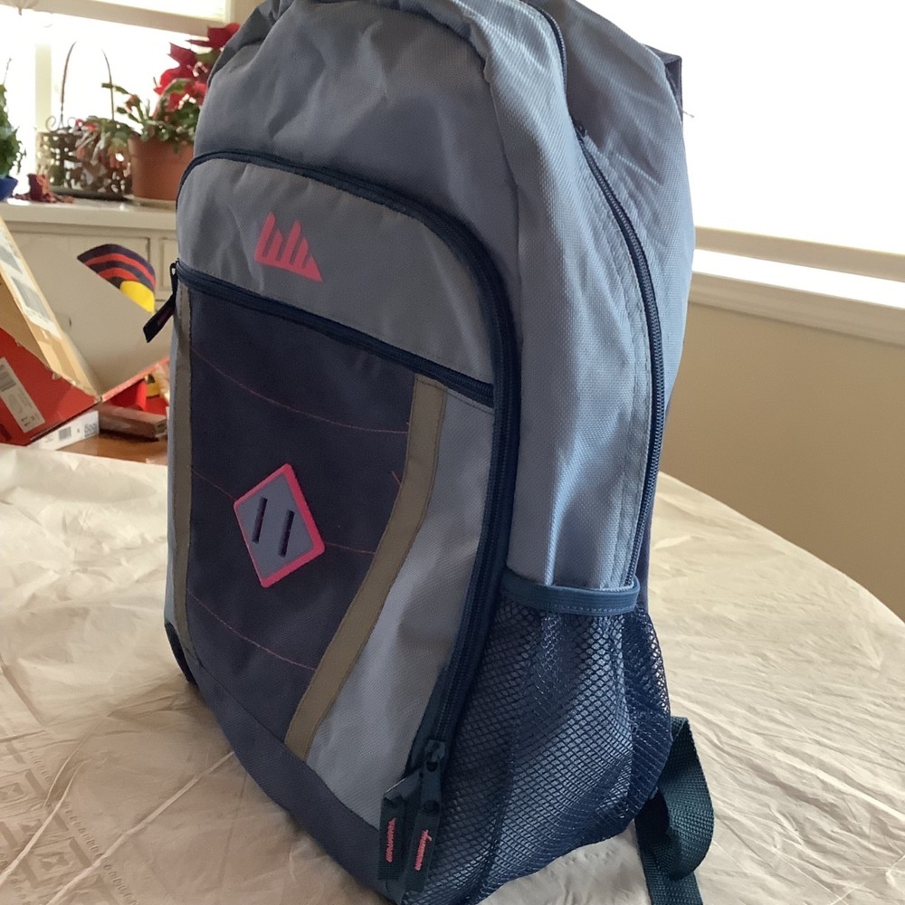 Summit Ridge Blue / light blue Back Pack 18x15 NWT