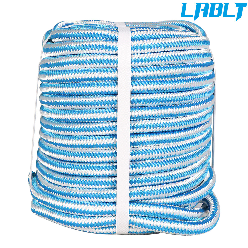 LABLT Braided Polyester Arborist Rigging Rope Garden Strong Pulling 1/2" x 150'