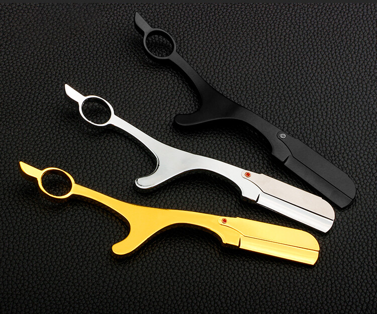 Back Katana Straight Barber Razor