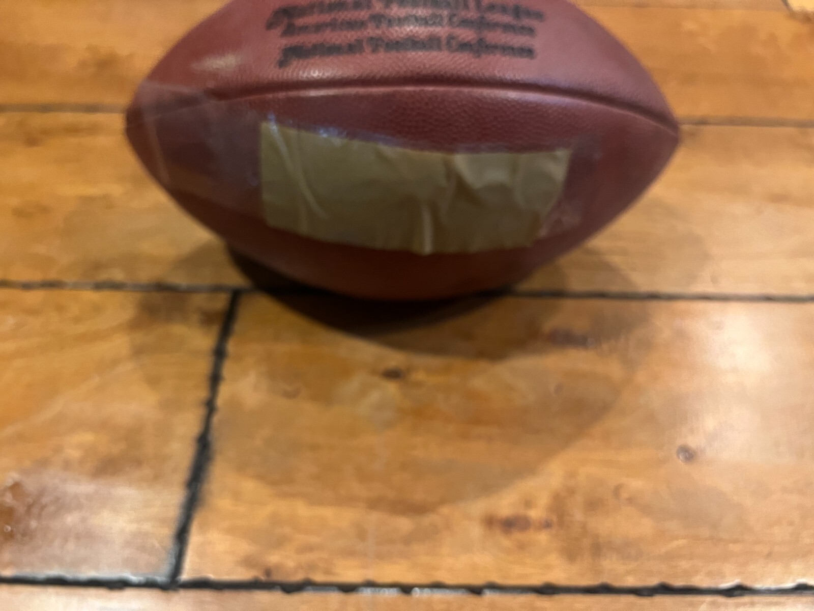 2000'S PHILADELPHIA EAGLES VS DALLAS COWBOYS GAME USED WILSON FOOTBALL