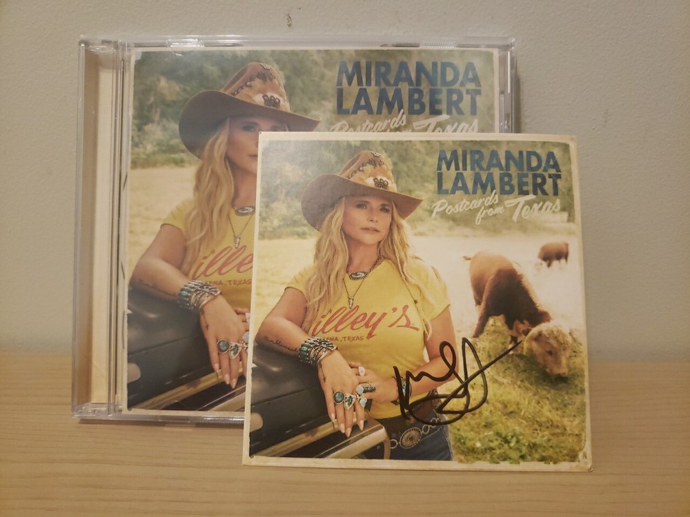 Miranda Lambert Postcards From Texas Autographed CD Signed