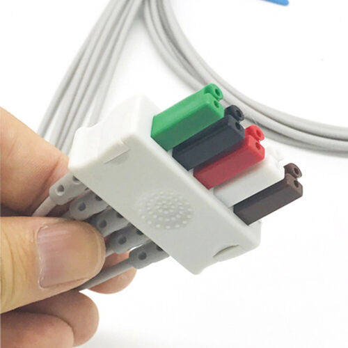 Compatible Drager-Siemens ECG Cable 5Leads Snap Electrode Connector