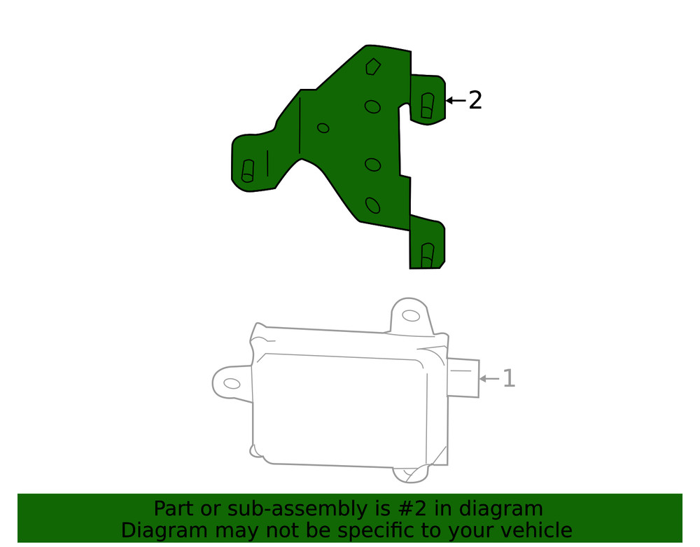Genuine Subaru Bracket 87613FJ000