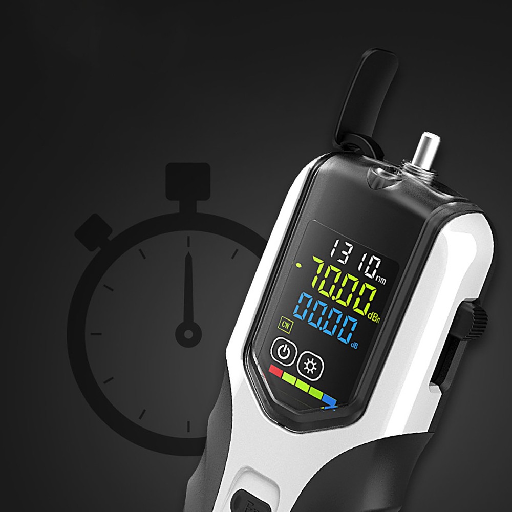Portable Optical Power Meter ‑50~+26dBm Fiber Optic Cable Tester Tool Accessory