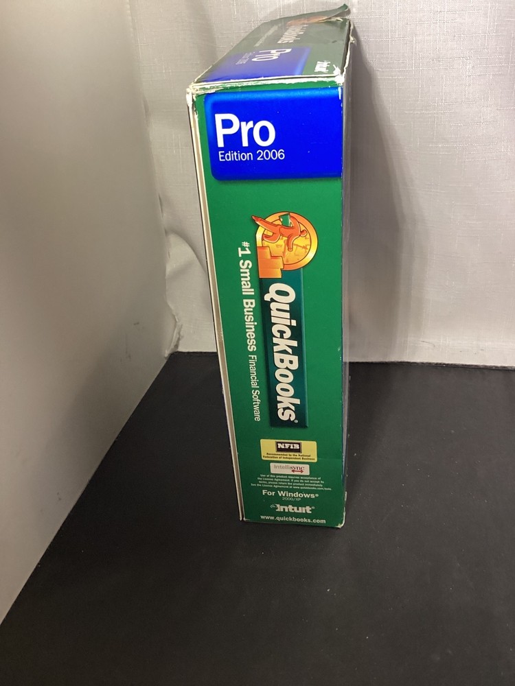 Intuit QuickBooks Pro Edition 2006 Small Business Financial Software - No Code